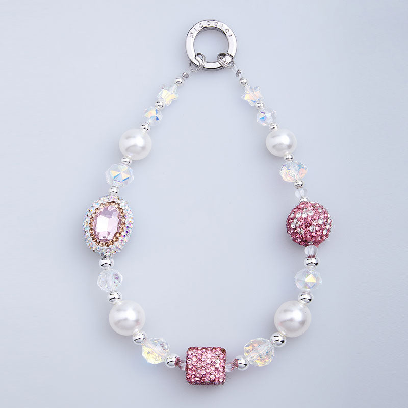 PICOCICI Mobile Phone Charm Strap Rhinestones Pearls Beads Phone Wrist Strap Lanyard PICOCICI Mobile Phone Charm Strap Rhinestones Pearls Beads Phone Wrist Strap Lanyard